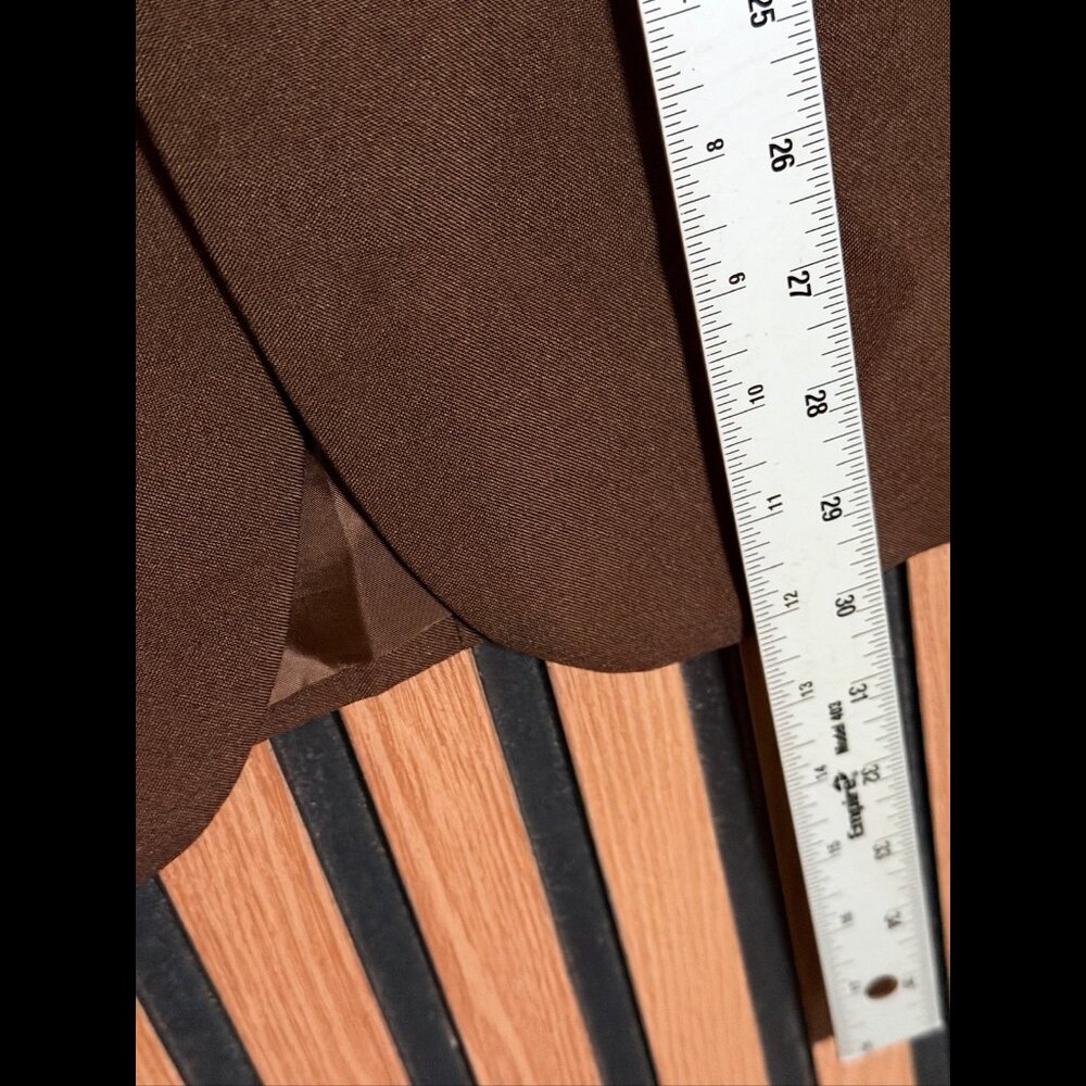 BraveMan Blazer 38R Men’s Brown Slim Fit 2 Button Suit Jacket - Picture 6 of 8
